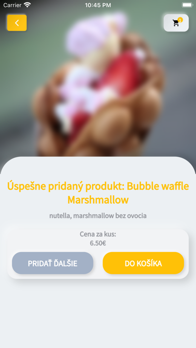 Bubble Waffle Bratislava Screenshot