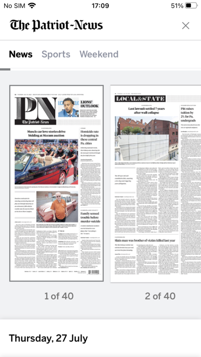 The Patriot-News Screenshot