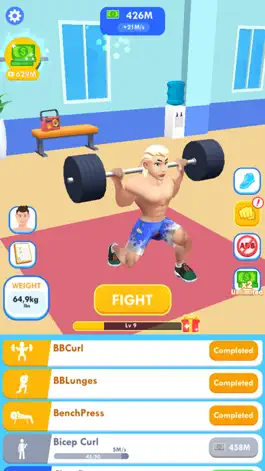 Game screenshot Gym Clicker: KO Fight Club hack