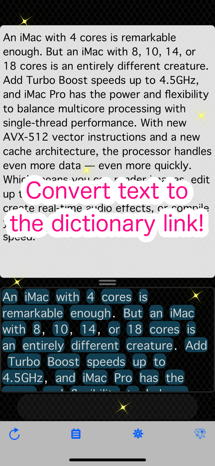 DictText - Make Link Text