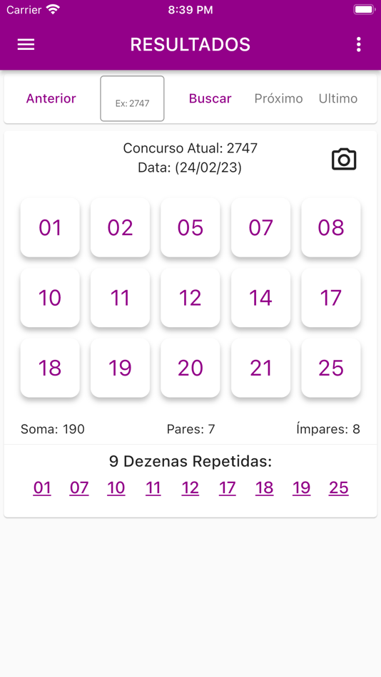#1. Lotofacil Resultados e + (iOS) 由: Mario Vitor Vicente Fernandes
