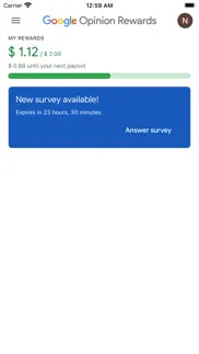 google opinion rewards iphone screenshot 1