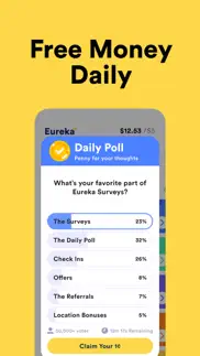 eureka: earn money for surveys iphone screenshot 4