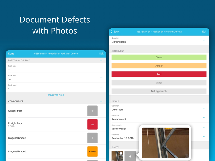 Rack Inspection DIN EN 15635
