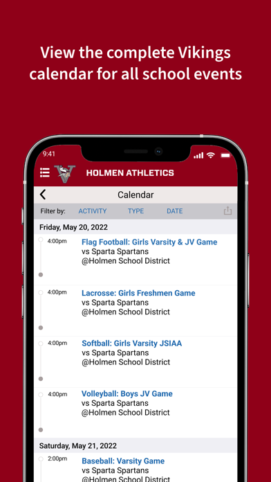 Holmen Athletics Screenshot