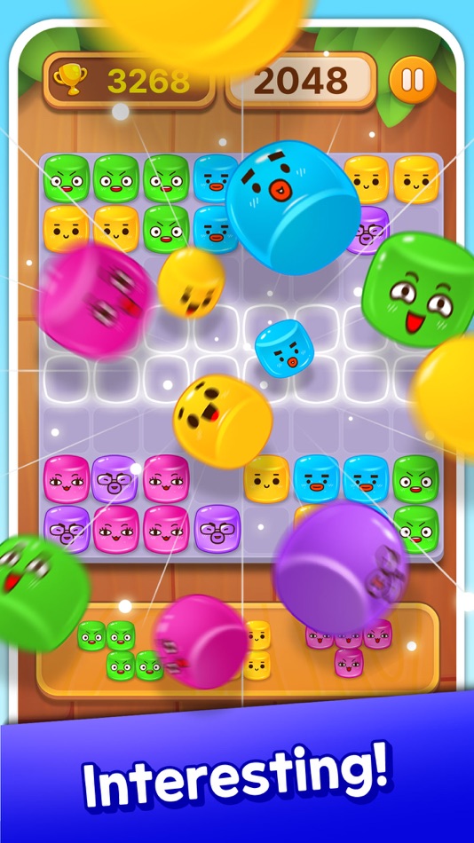 #6. Jelly Block Puzzle: Funny Face (iOS) By: BUZZ POWDER INC.