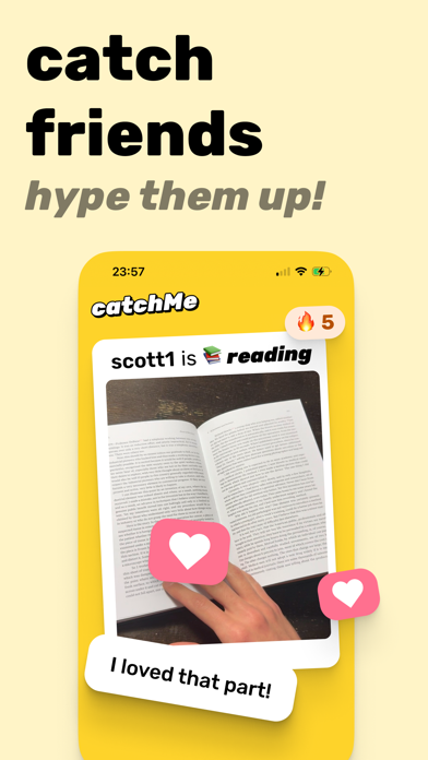 catchMe: Goals with Friends Screenshot