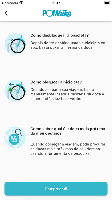 Pombike Bikesharing Screenshot