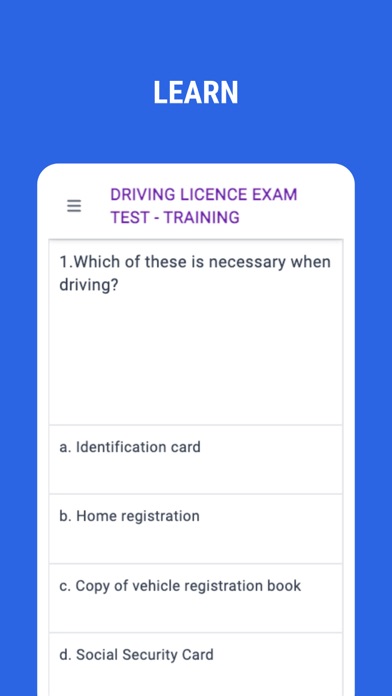 Screenshot #2 pour Driving Licence Exam Malaysia