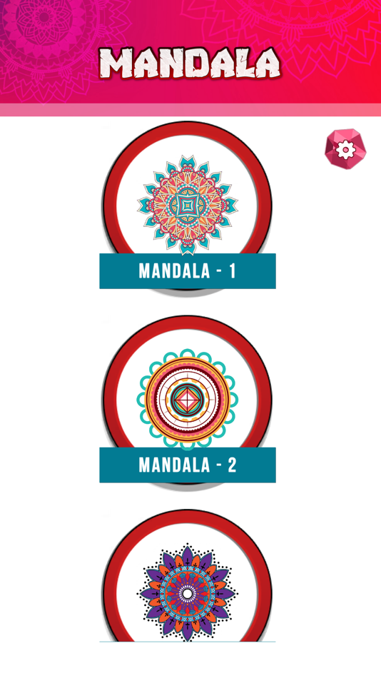 #1. Mandala Book (iOS) 由: Rajam Raghu