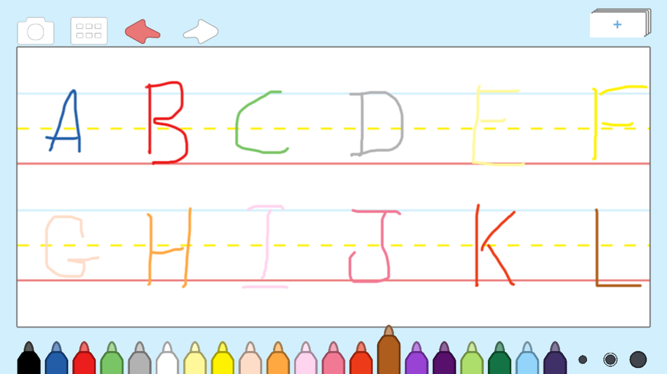 #2. Writing pad for Kid & Toddler (iOS) 由: Raymond GUITTONNEAU