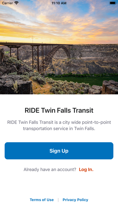 RIDE Twin Falls Transit Screenshot