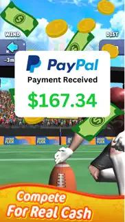 real money football flick game iphone screenshot 3
