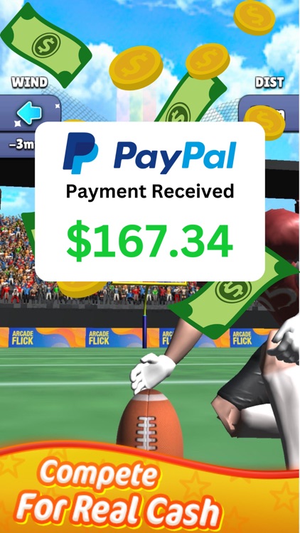 Real Money Football Flick Game