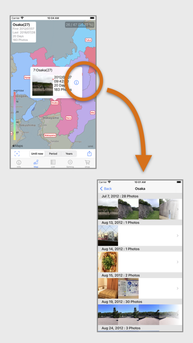 Todoufuken Go - for Japan. Screenshot
