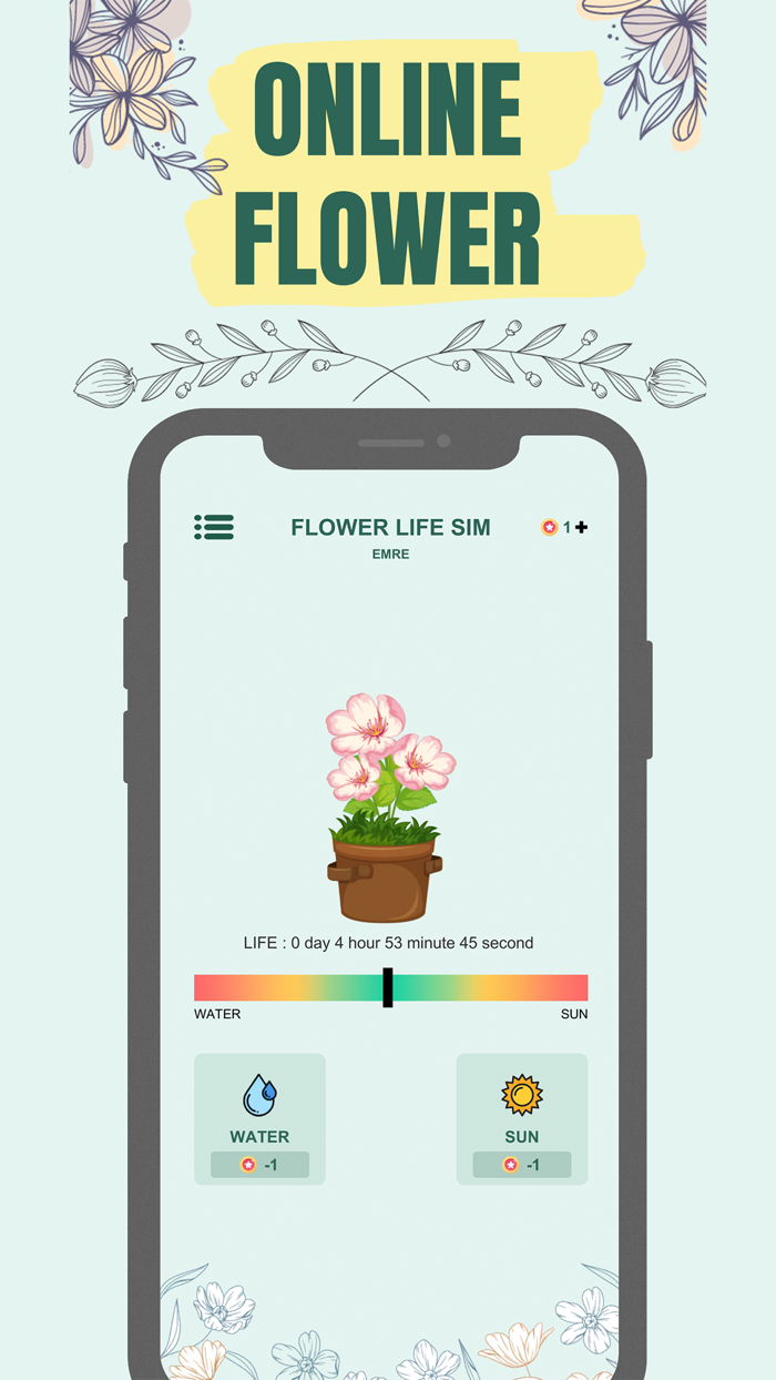 Online Flower Life Simulator