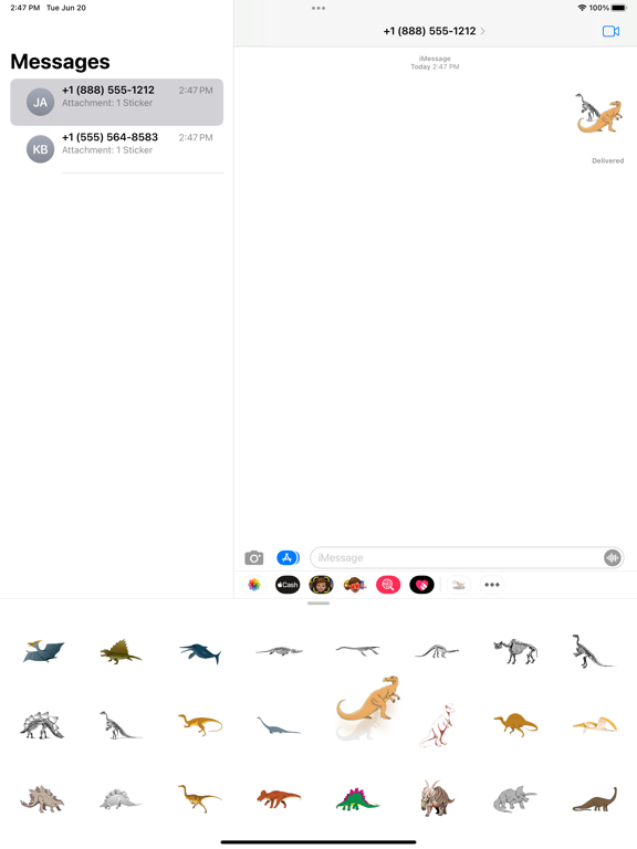 Screenshot #5 pour Autocollant  dinosaure