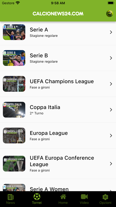 Calcio News-24 Screenshot