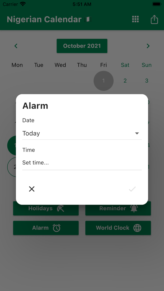 #4. Nigerian Calendar 2024 (iOS) โดย: Teferi Aleme