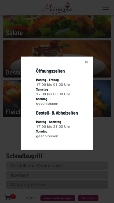 Restaurant Mamamia Screenshot