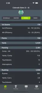 Colorado State Football App screenshot #3 for iPhone