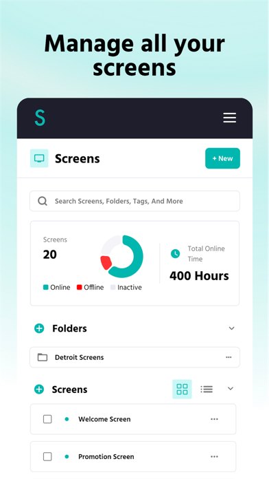 Skoop Signage Screenshot
