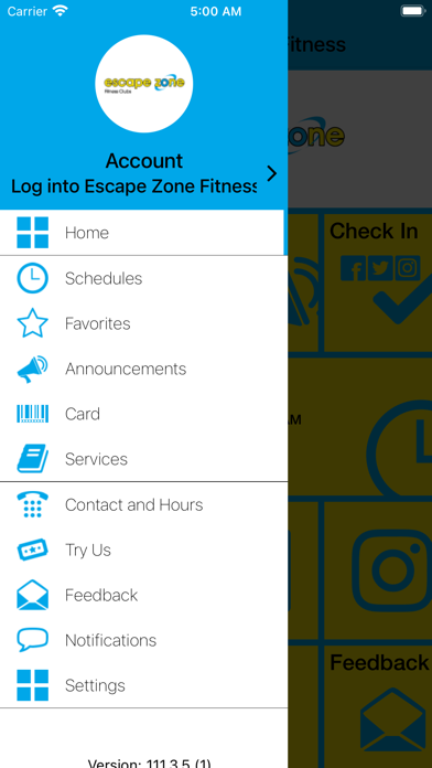 Escape Zone Fitness Screenshot