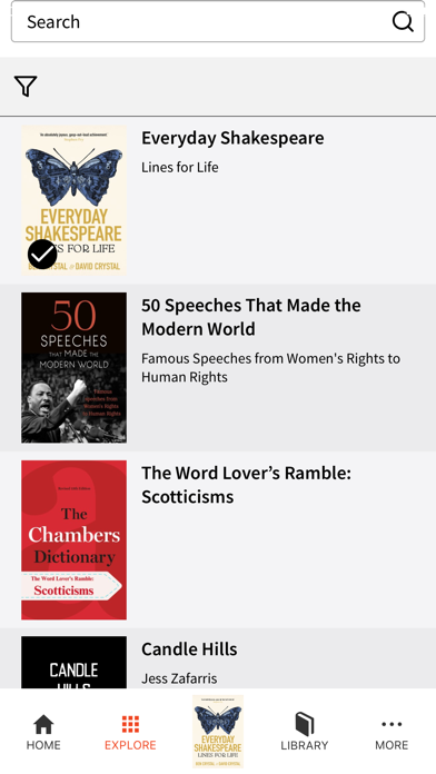 Chambers Library Screenshot