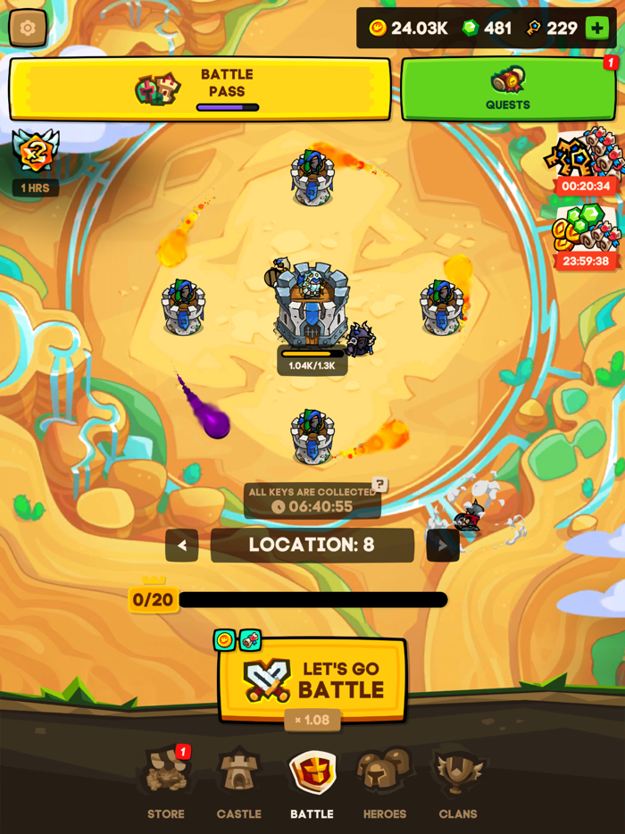 Apexlands- idle tower defense