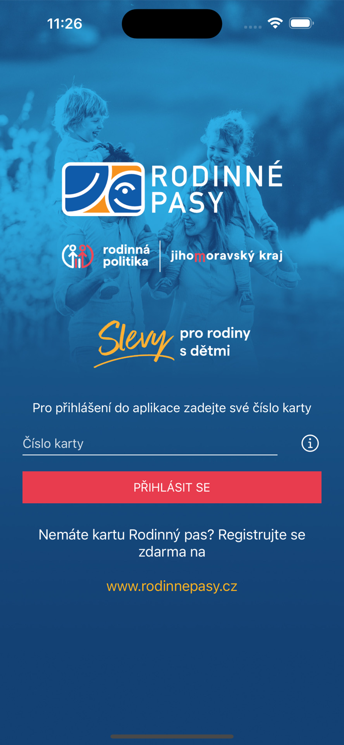 Rodinné pasy JMK