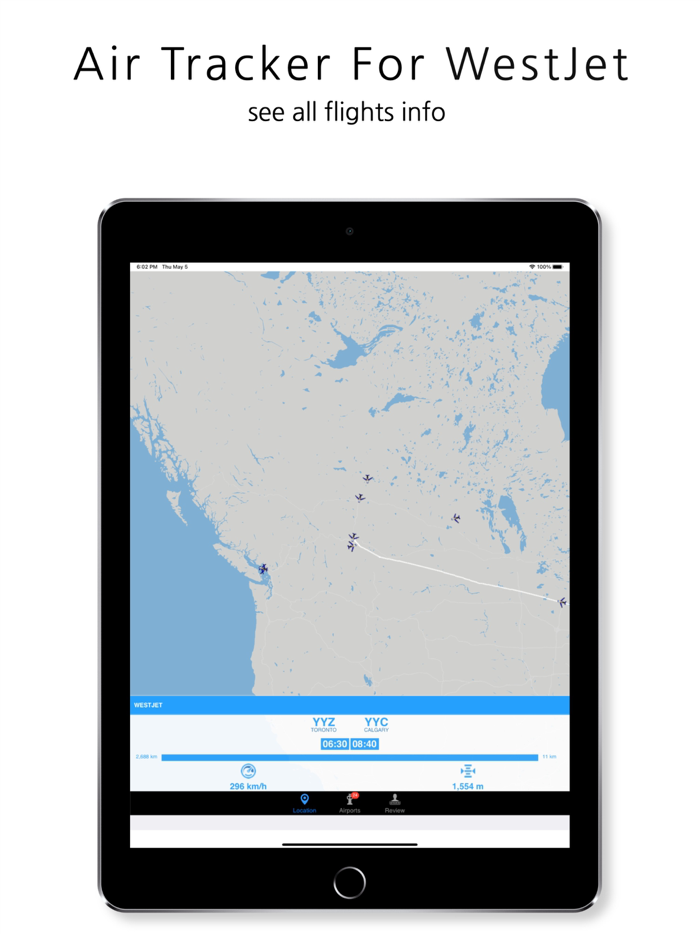 WJA  Tracker for WestJet