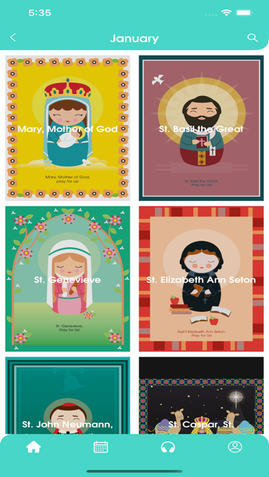 Catholic Saint of the Day Screenshot