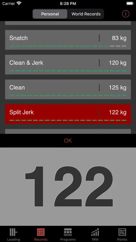 Olympic Weightlifting App screenshot 2 of 7