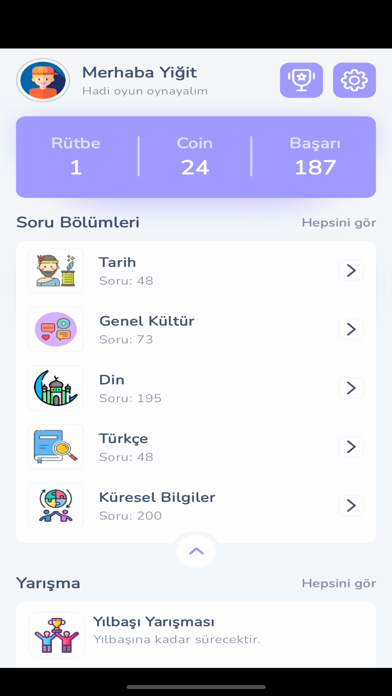 Soru Oyunu Screenshot