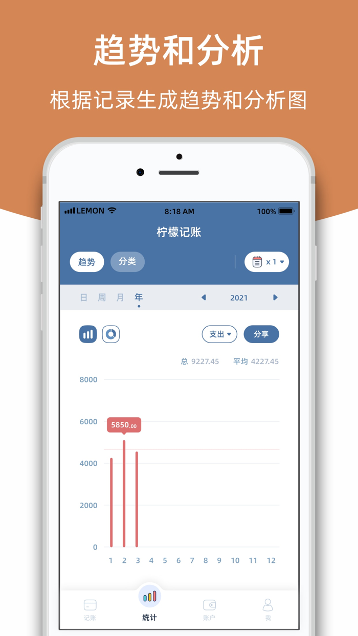 柠檬记账-没有广告的记账软件