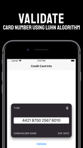 Credit Card Info & Validator screenshot