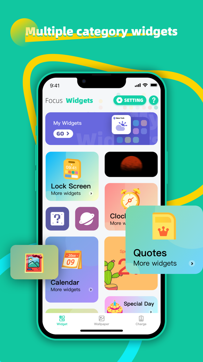 Focus Widgets - Many Functions