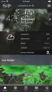 wave 3 louisville weather iphone screenshot 1