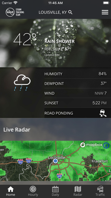 WAVE 3 Louisville Weather Screenshot