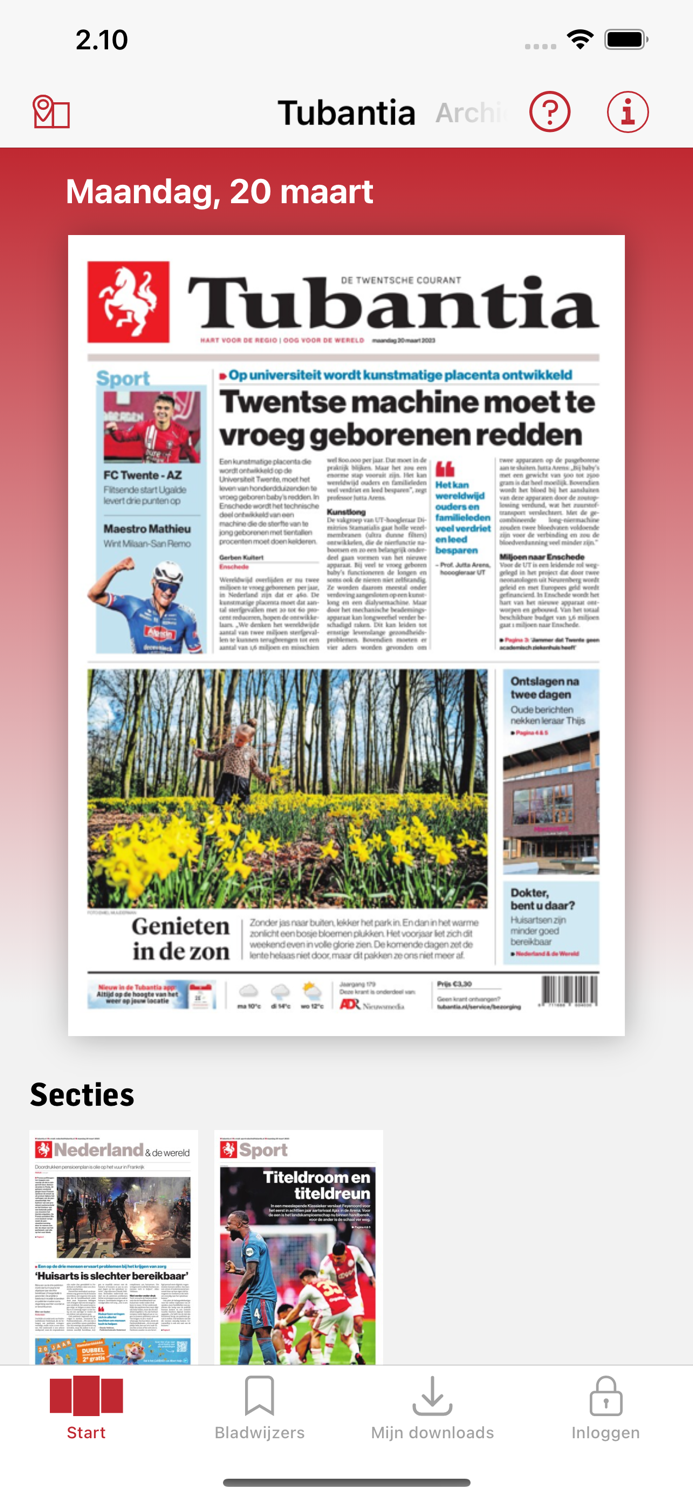 Tubantia - Digitale krant