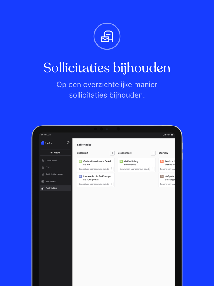 CV.nl online CV maker