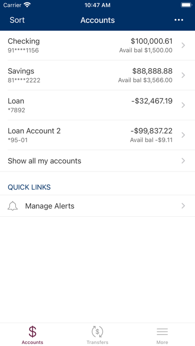PALCO Federal Credit Union Screenshot