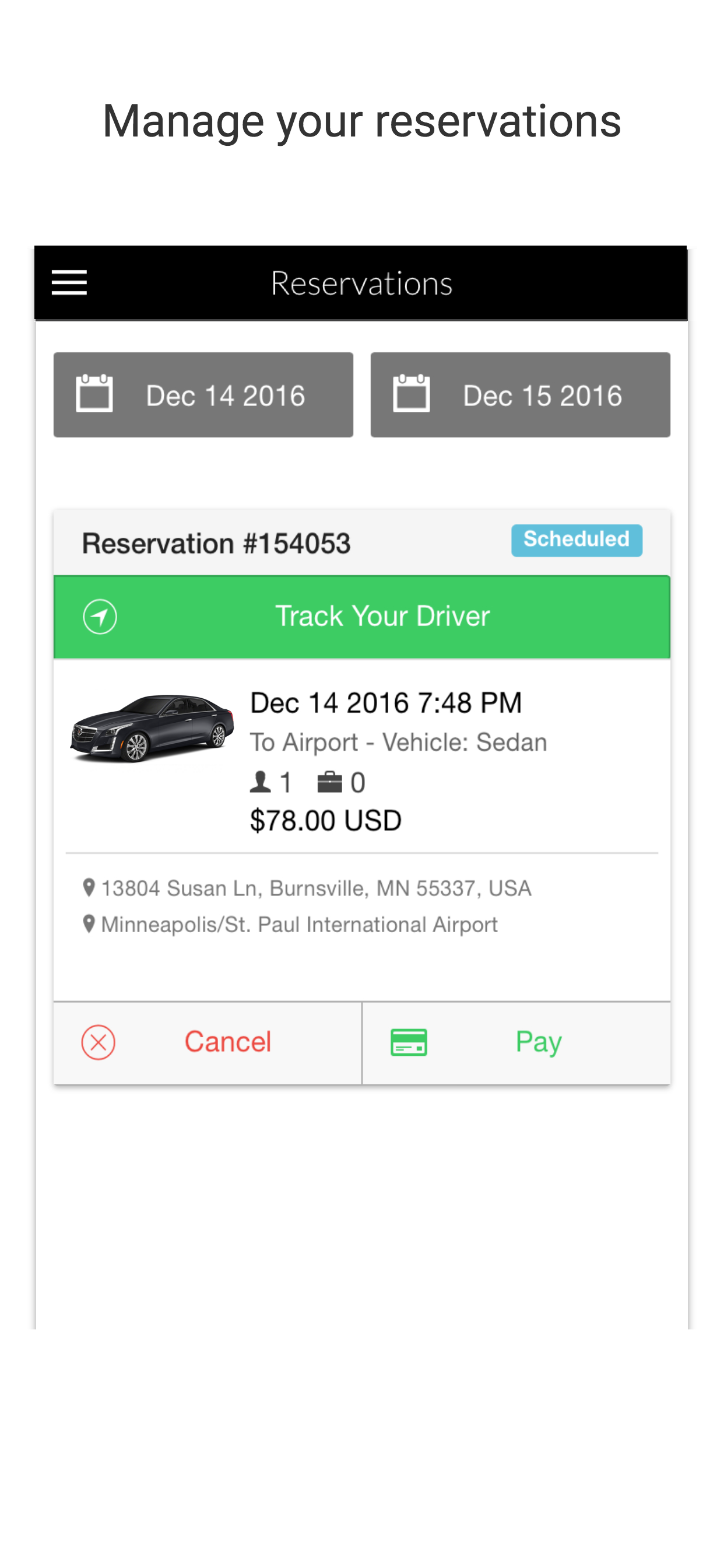 Ray Rides Booking