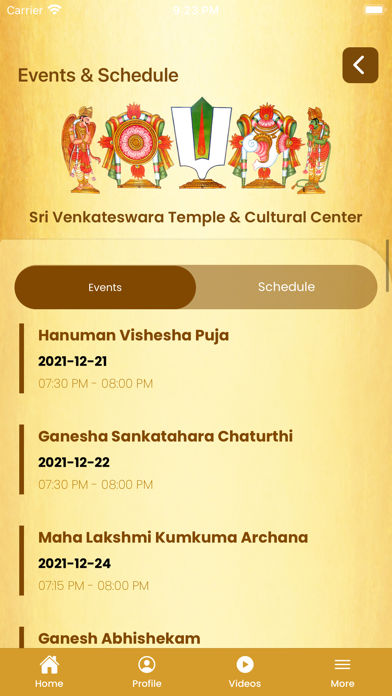 SV Temples MI Screenshot
