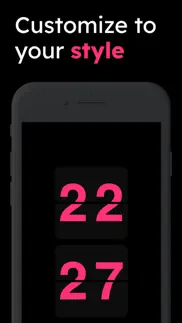 flip clock - digital & retro iphone screenshot 1