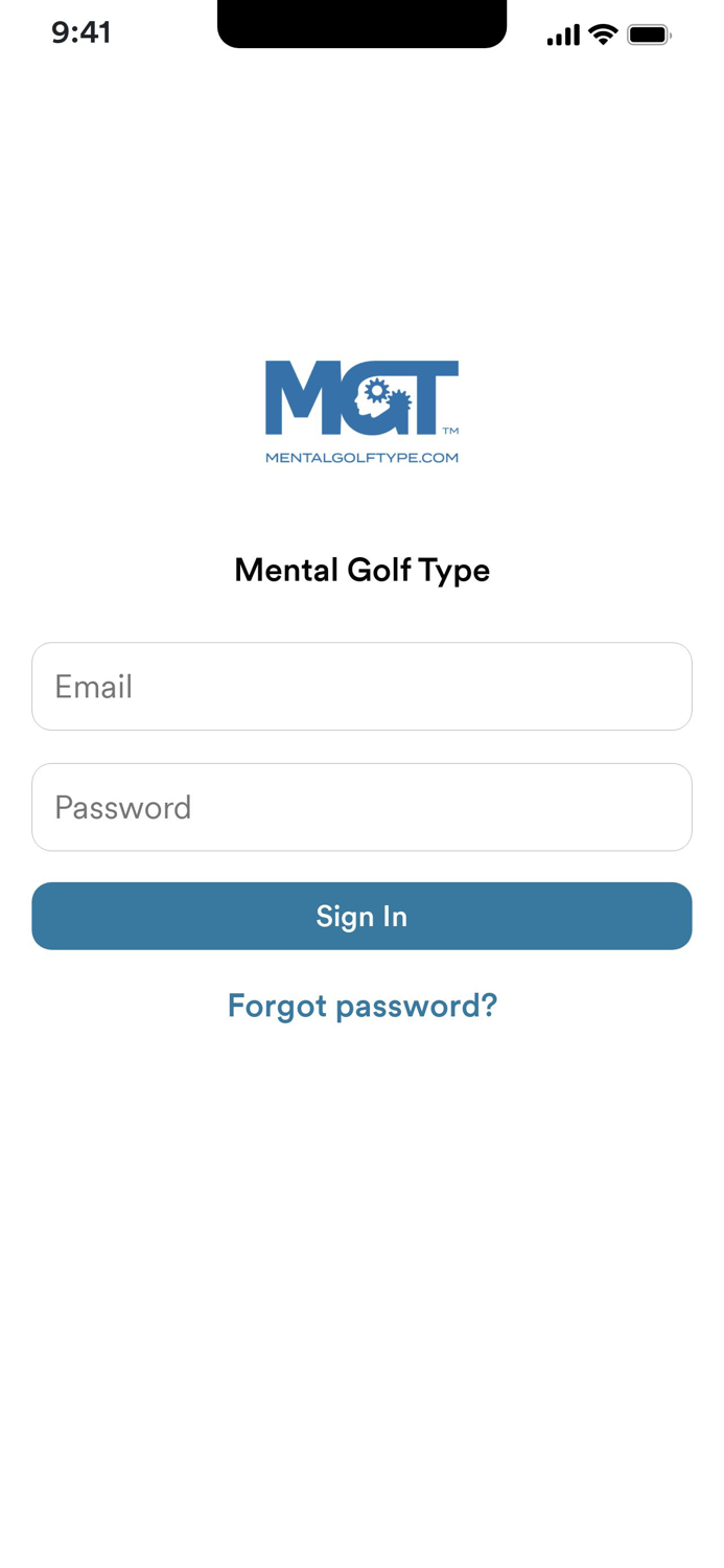 Mental Golf Type