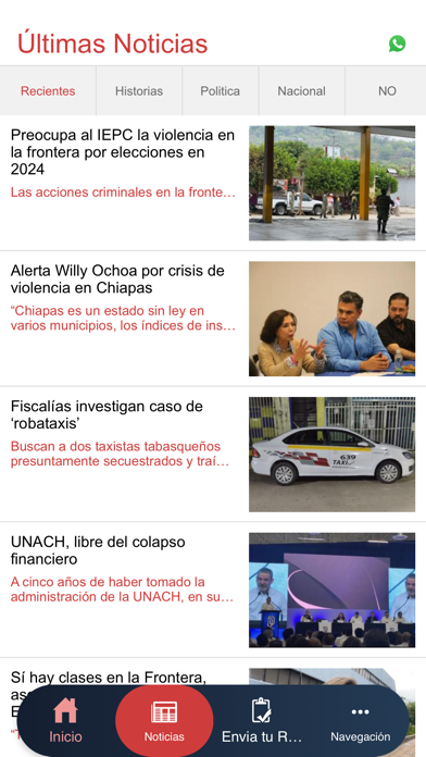 Alerta Chiapas Screenshot