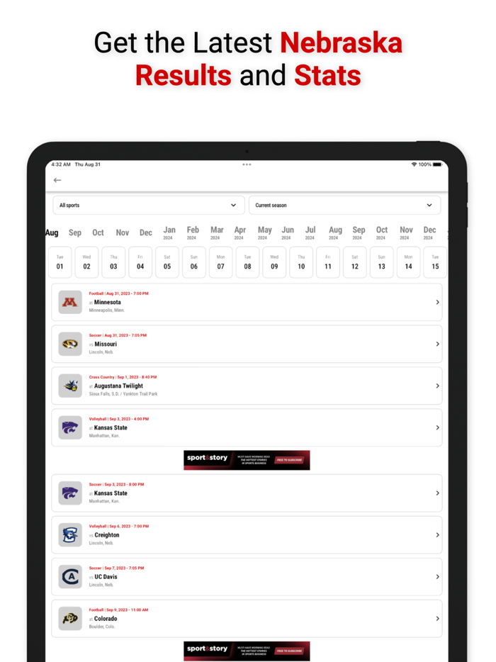 Official Nebraska Huskers