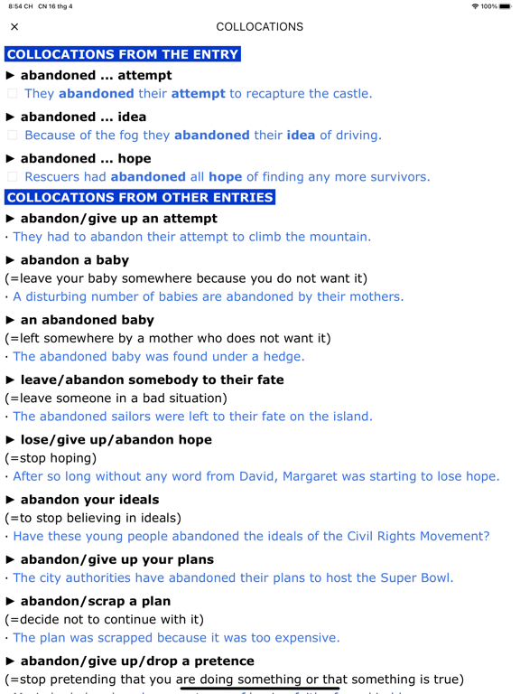 Screenshot #6 pour Advanced Dictionary - LDOCE6