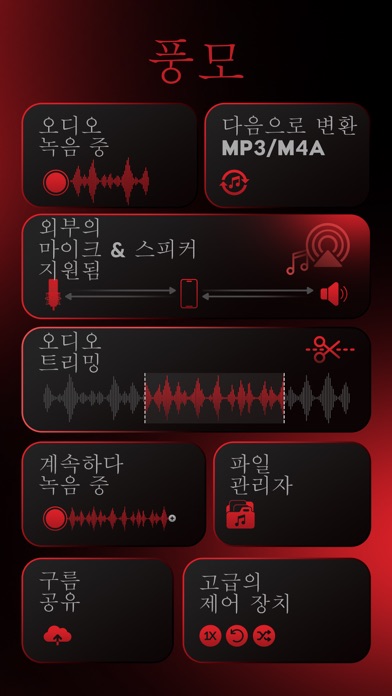 오디오 녹음기 및 음성 편집기